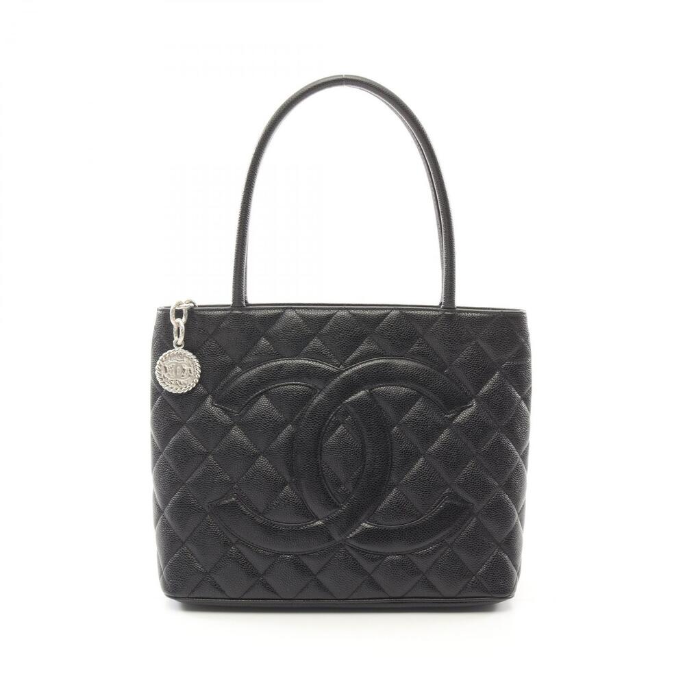 Chanel Reissue Tote Bag Calfskin Grained Black